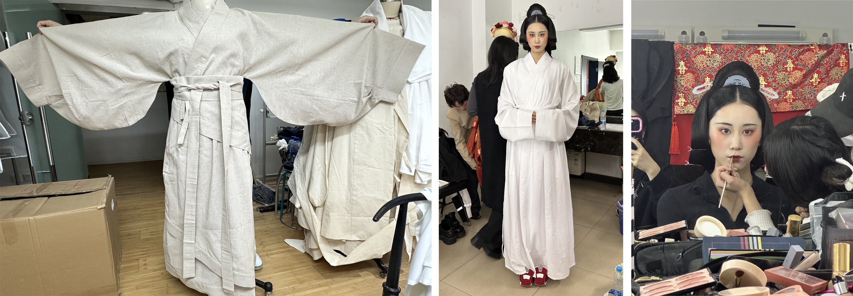 7秦漢白坯試裝及試妝過程.jpg